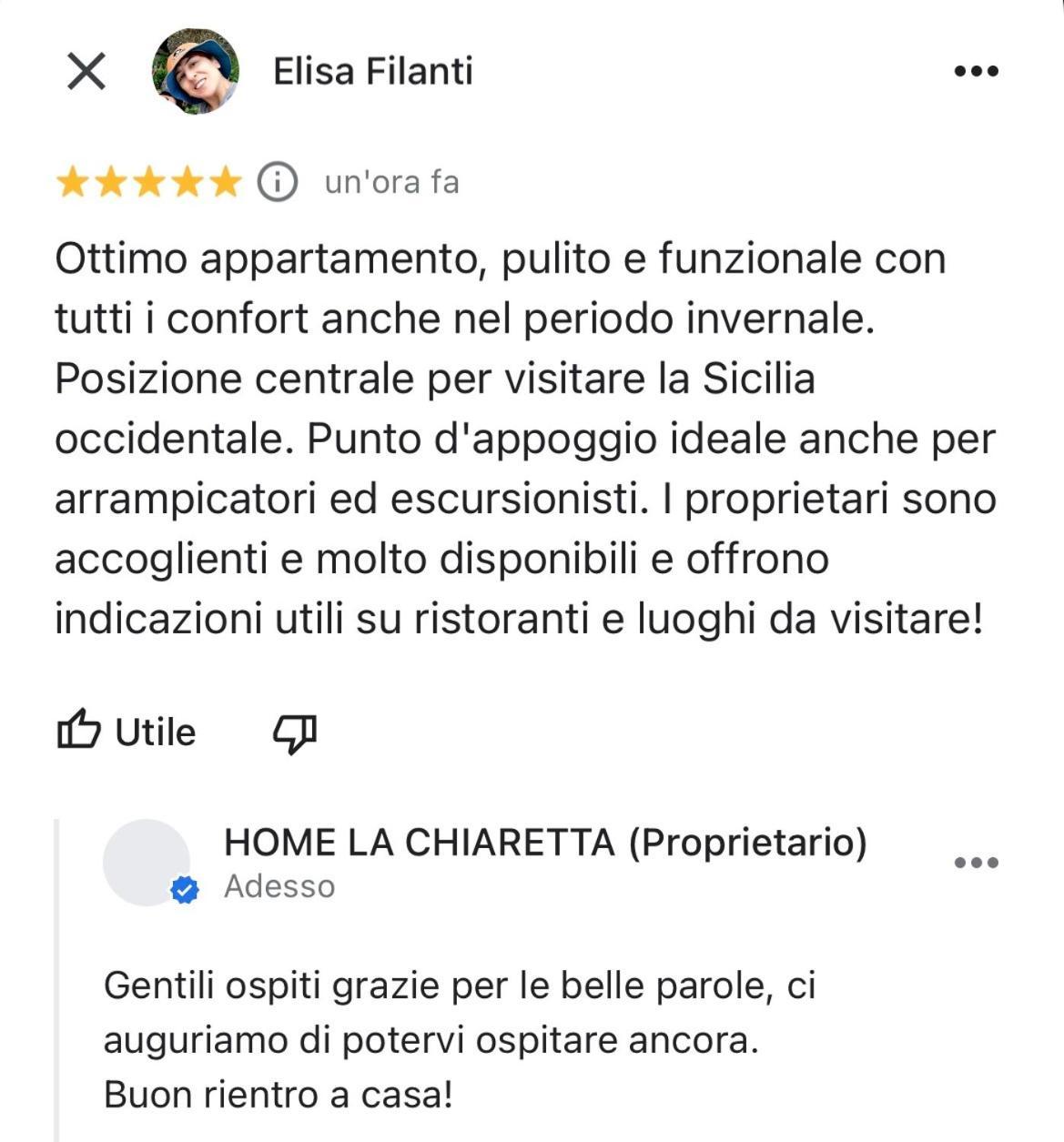 Home La Chiaretta Buseto Palizzolo Exterior foto